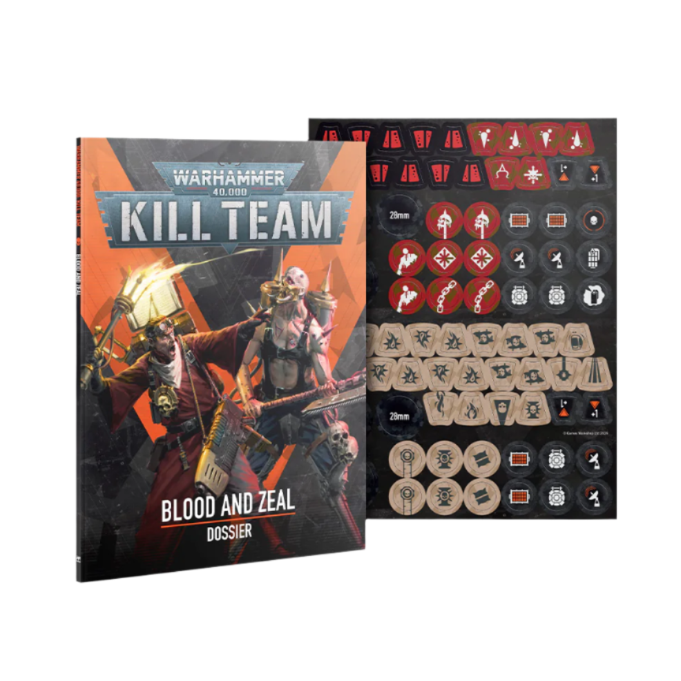Kill Team Blood and Zeal, Dossier and tokens, Games Workshop
