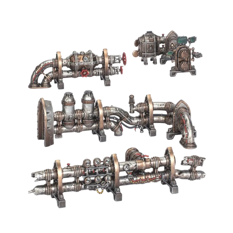 Necromunda Core Set 2026 Zone Mortalis: Factoria Pipes Scatter Terrain