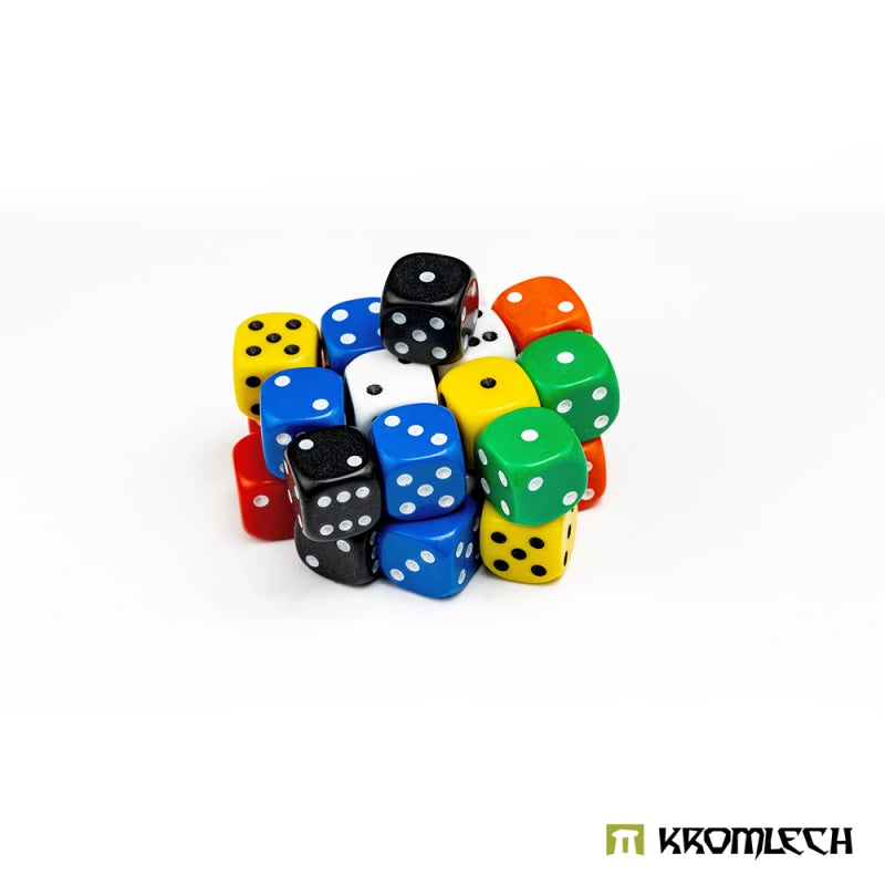 Kromlech Battle Dice 25 Multicolour 12mm
