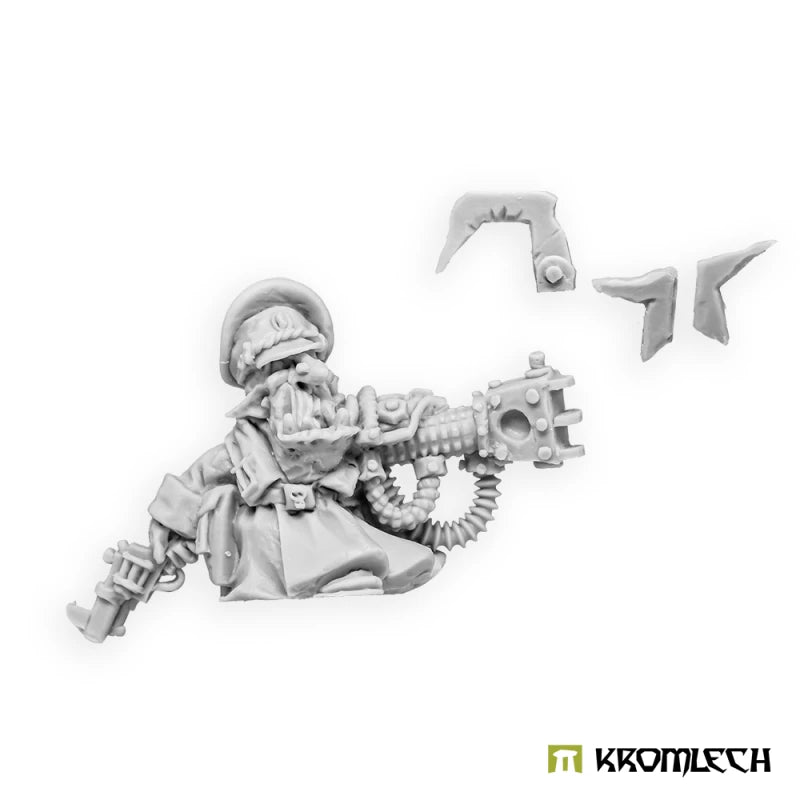 Kromlech Orc Greatcoat Korps Goblin Commander Kurz von Niedrig