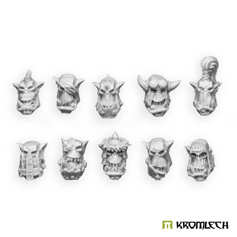 Kromlech Orc Wild Tribez Heads