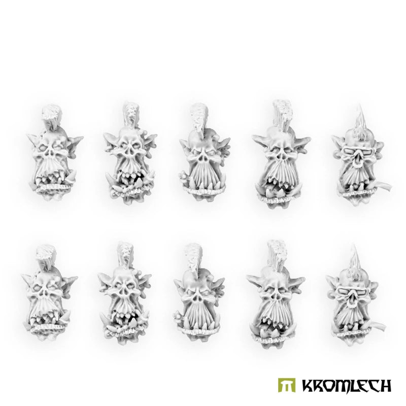 Kromlech Punk Orcs Heads