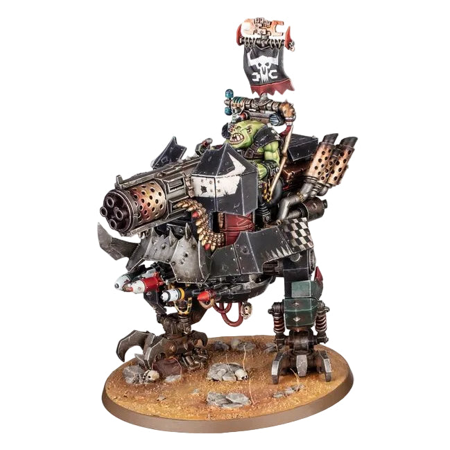 Warhammer 40k Armageddon Ork Big Mek Dakkarig miniature