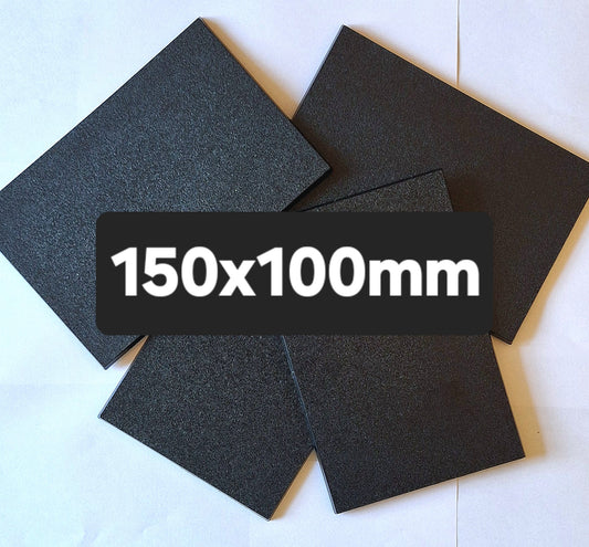 Wargaming 100x150mm rectangle plastic miniature bases