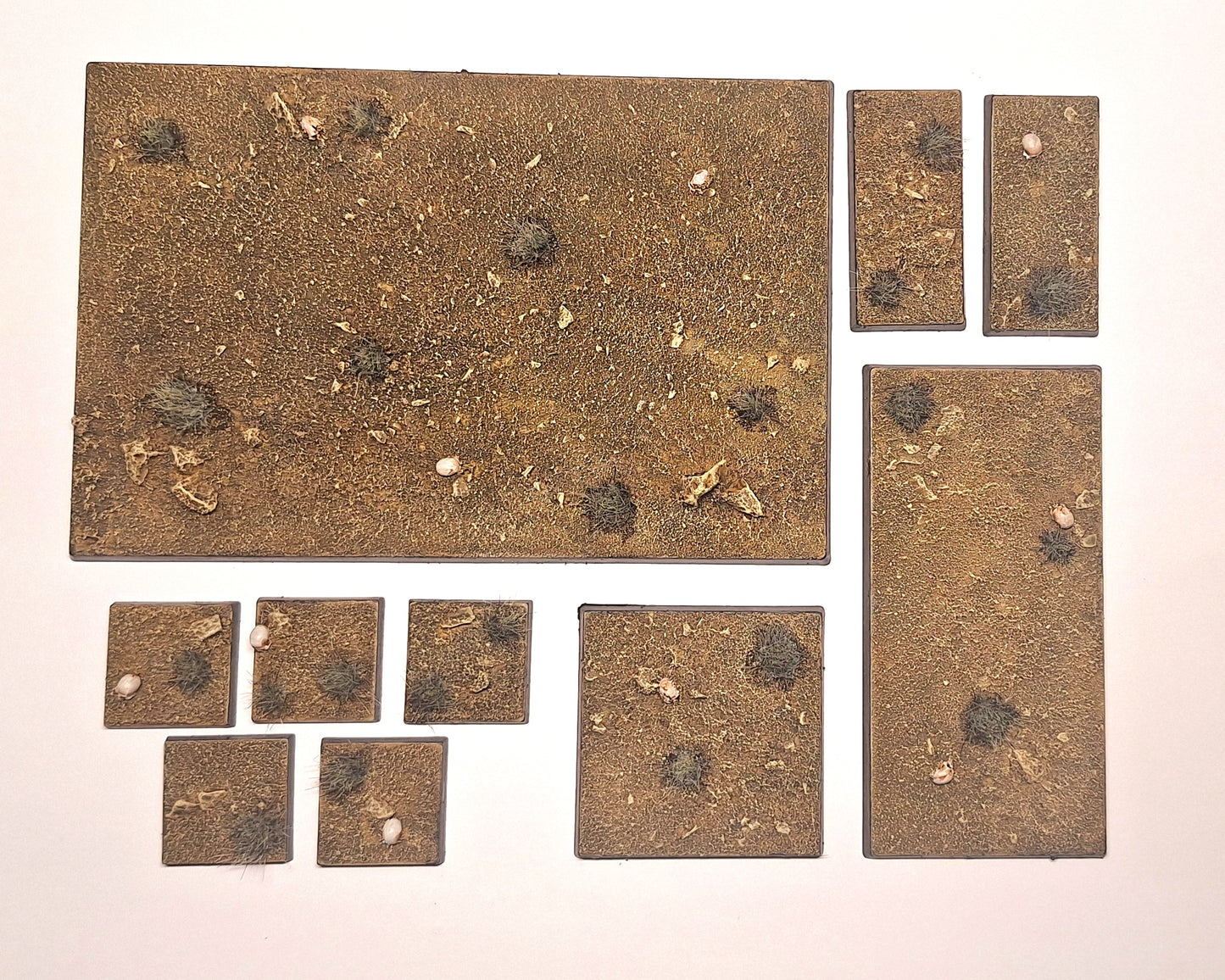 Badlands - Square - Battle ready Wargaming Bases - Different Sizes [PAINTED]
