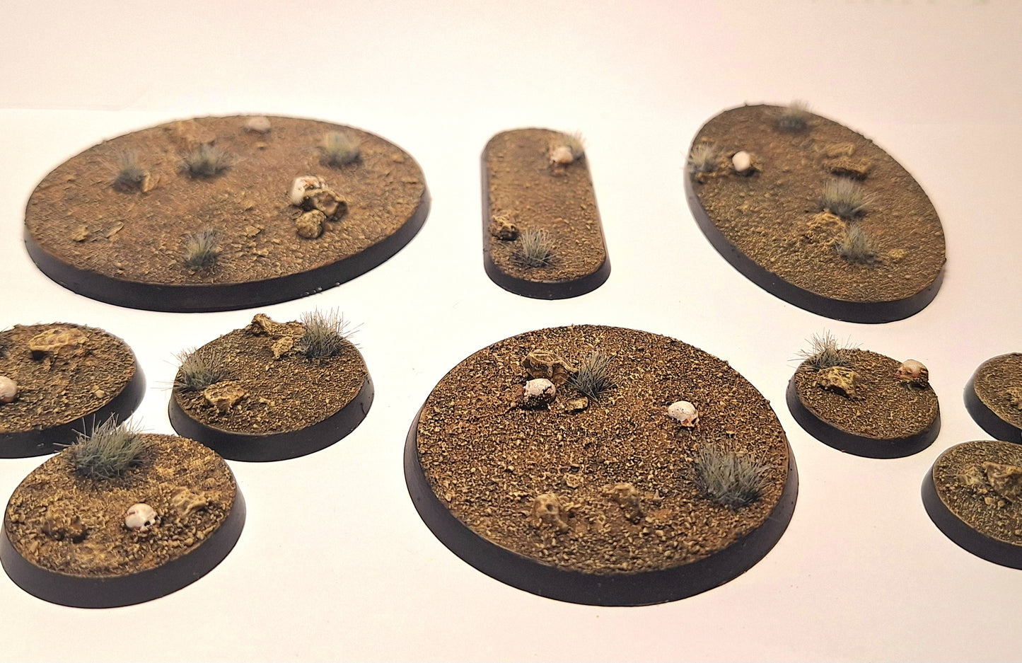 Badlands - Round - Battle ready Wargaming Bases - Different Sizes [PAINTED]