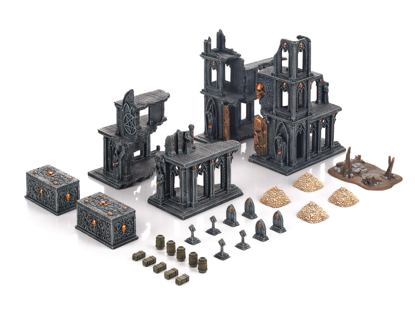 Defiled Monastery Ruins - Gamemat eu Pre-Painted Terrain