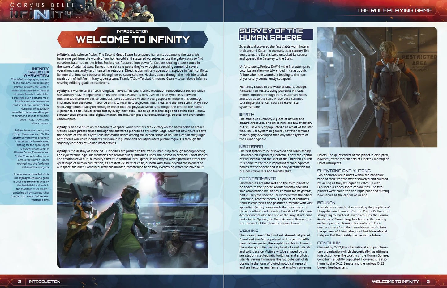 Infinity: Infinity: Player's Guide