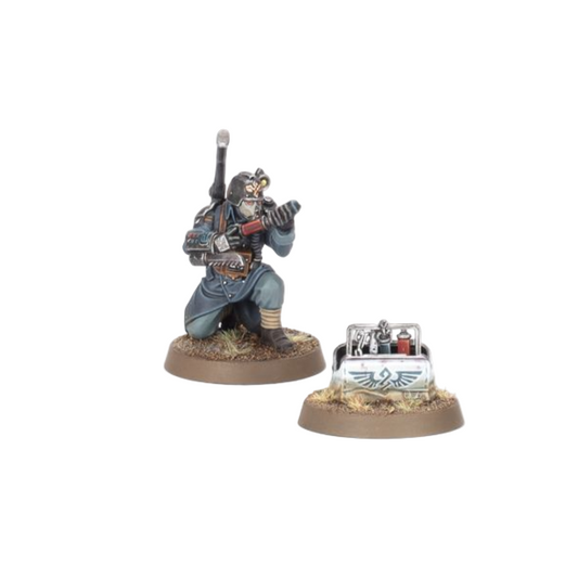Kill Team Death Korps Medic and medpack