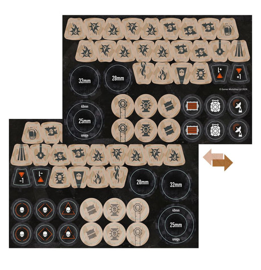 Kill Team Sanctifiers Token sheet Games Workshop.