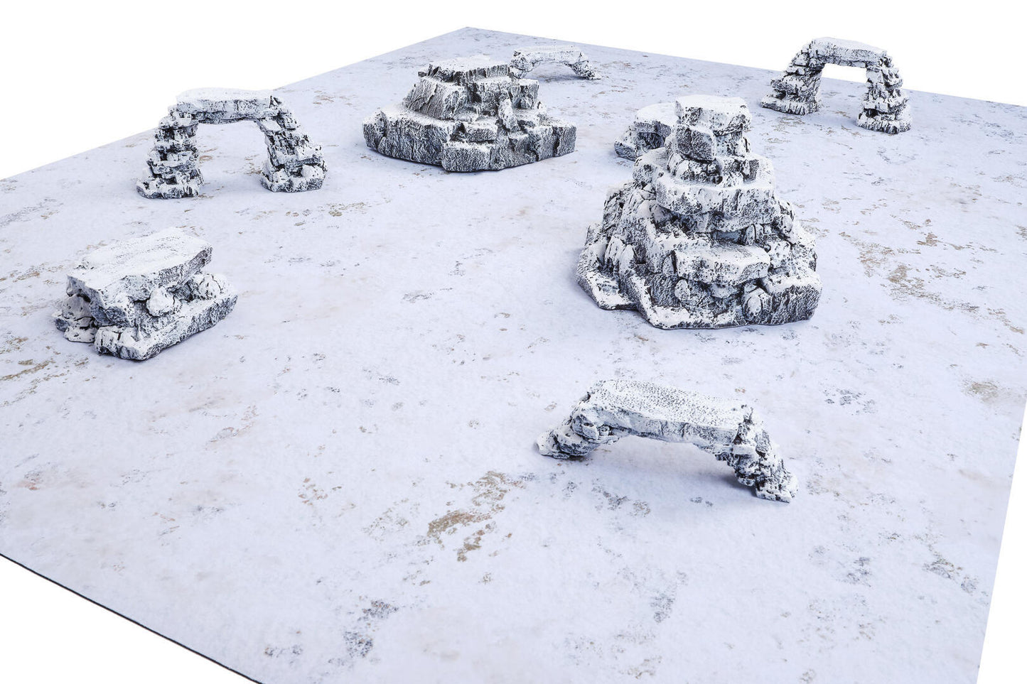 Snow Rocks - Gamemat eu Pre-Painted Terrain