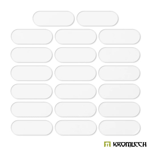 Kromlech Clear Acrylic Bases: Bike 70x25mm