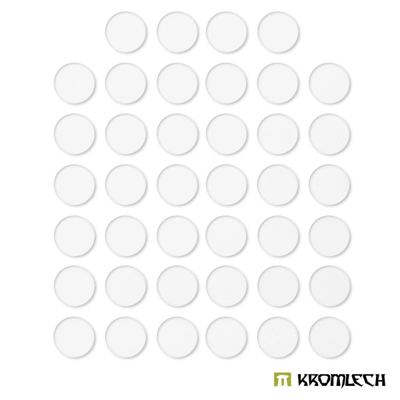 Kromlech Clear Acrylic Bases: Round 30mm