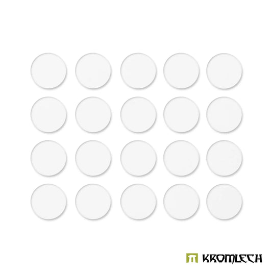Kromlech Clear Acrylic Legion Bases – 27 mm