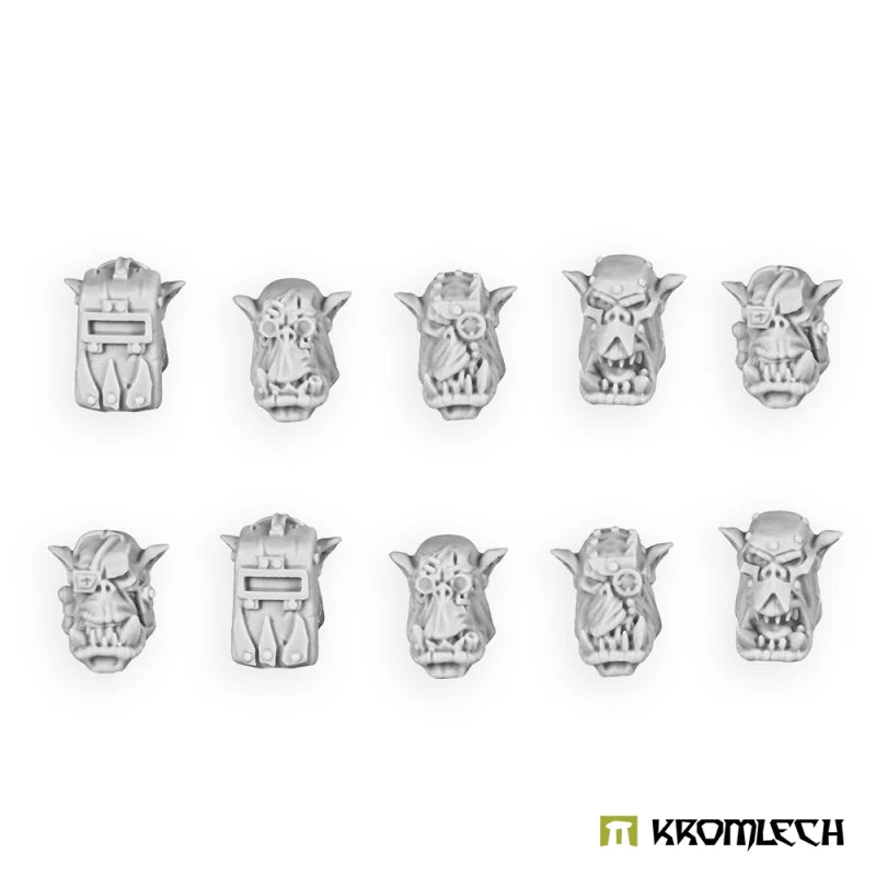Kromlech Orc Deffboyz Heads