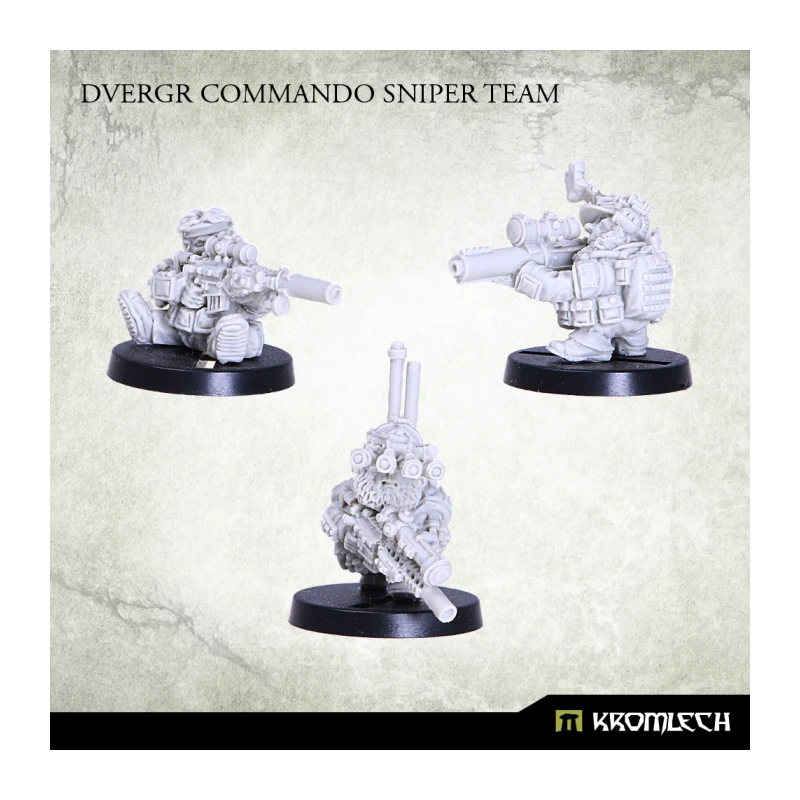 Kromlech Dvergr Commando Sniper Team