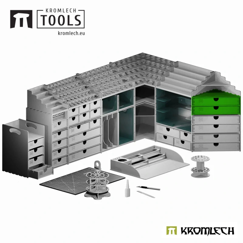 Kromlech Ending Corner Hobby Rack Set