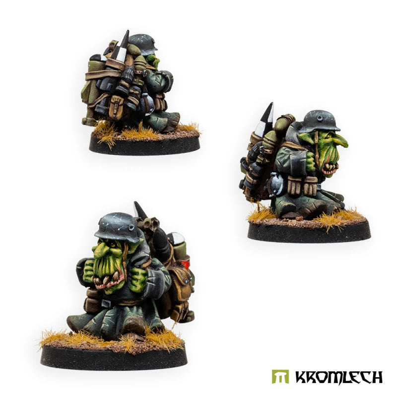Kromlech Orc Greatcoat Korps Goblin Tank Hunter Team