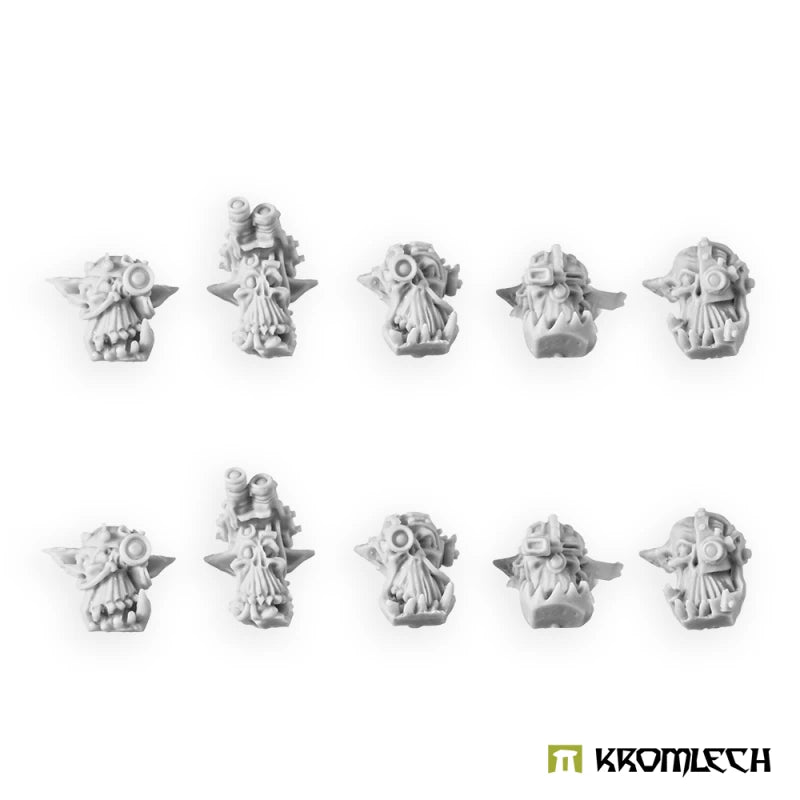 Kromlech Orc Juggernaut Mecha-Armour - Bare Heads