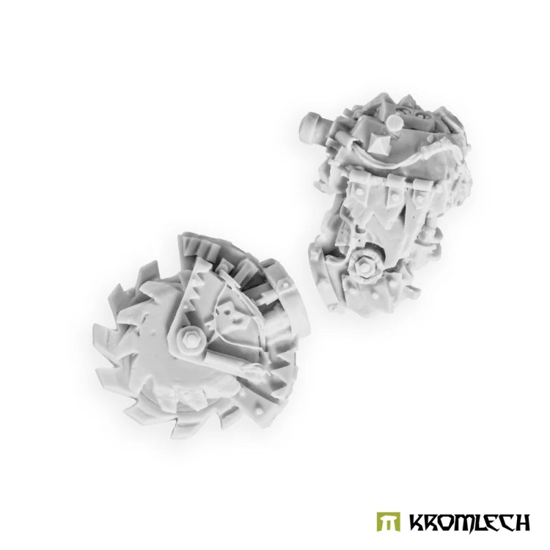 Kromlech Orc Juggernaut Mecha-Armour - Left Mega Buzzsaw