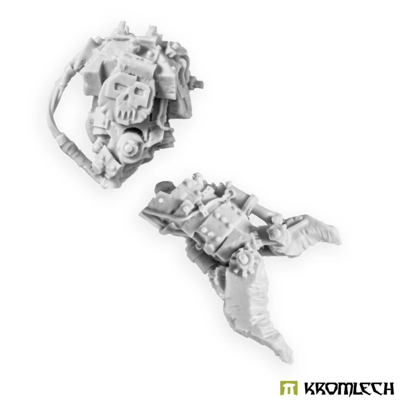 Kromlech Orc Juggernaut Mecha-Armour - Right Open Crusher