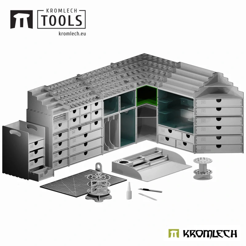 Kromlech Low Corner Hobby Rack Module
