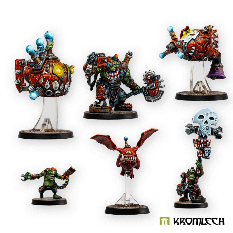 Kromlech Orc Mech-Boss Dredsmasha with Retinue
