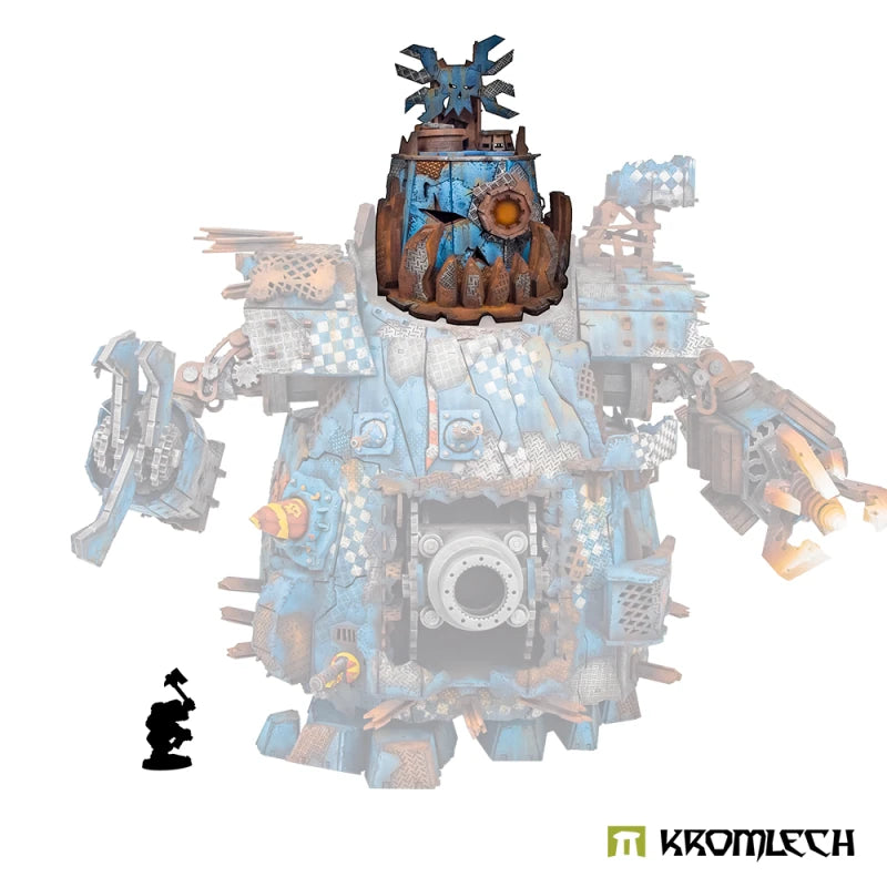 Kromlech Orc Deffstomper Head with Eye-Poppa Gun