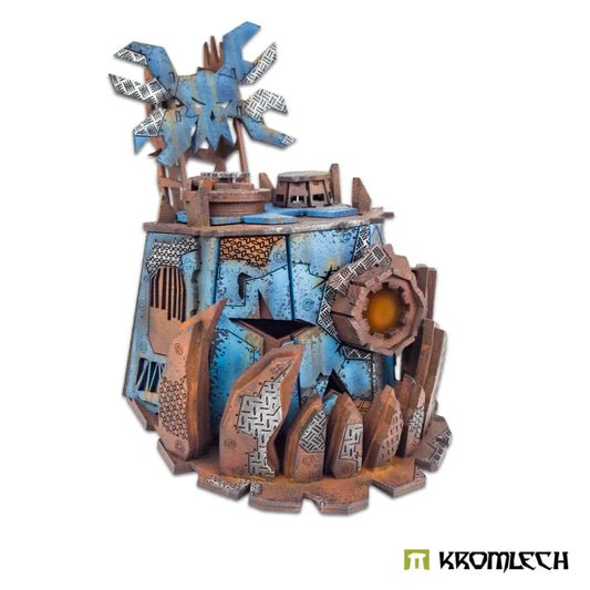 Kromlech Orc Deffstomper Head with Eye-Poppa Gun
