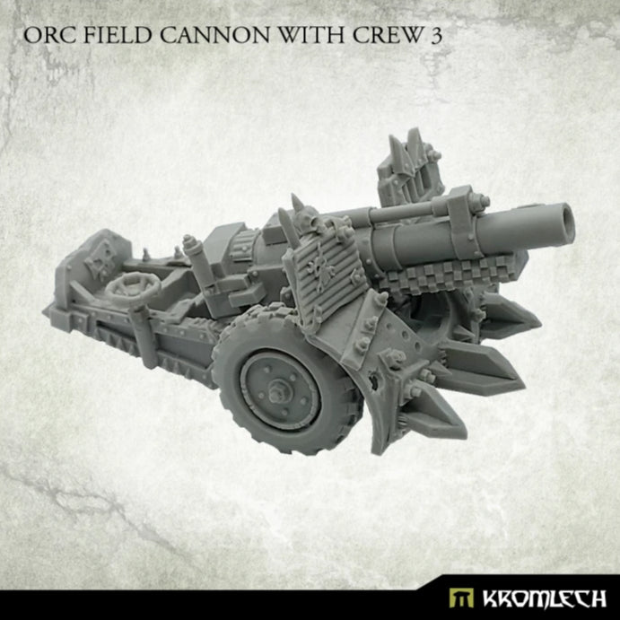 Kromlech Ork Field Cannon with Crew 3