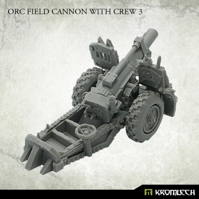 Kromlech Ork Field Cannon with Crew 3