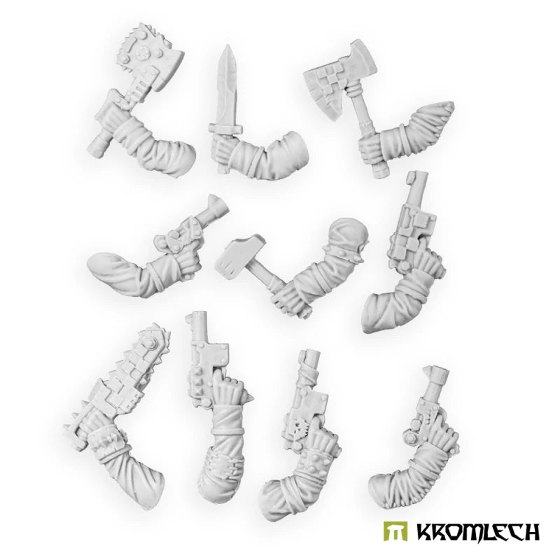 Kromlech Orc Greatcoat Korps Choppa Arms