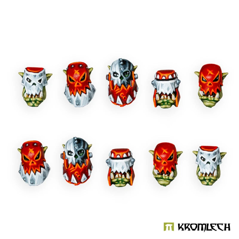 Kromlech Orc Heads in Skul Masks