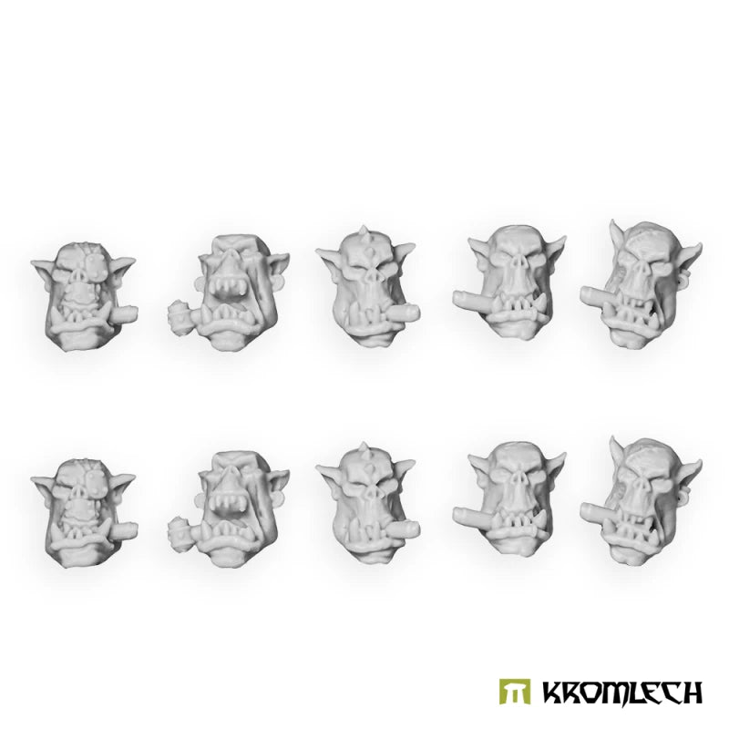 Kromlech Orc Heads with Cigars