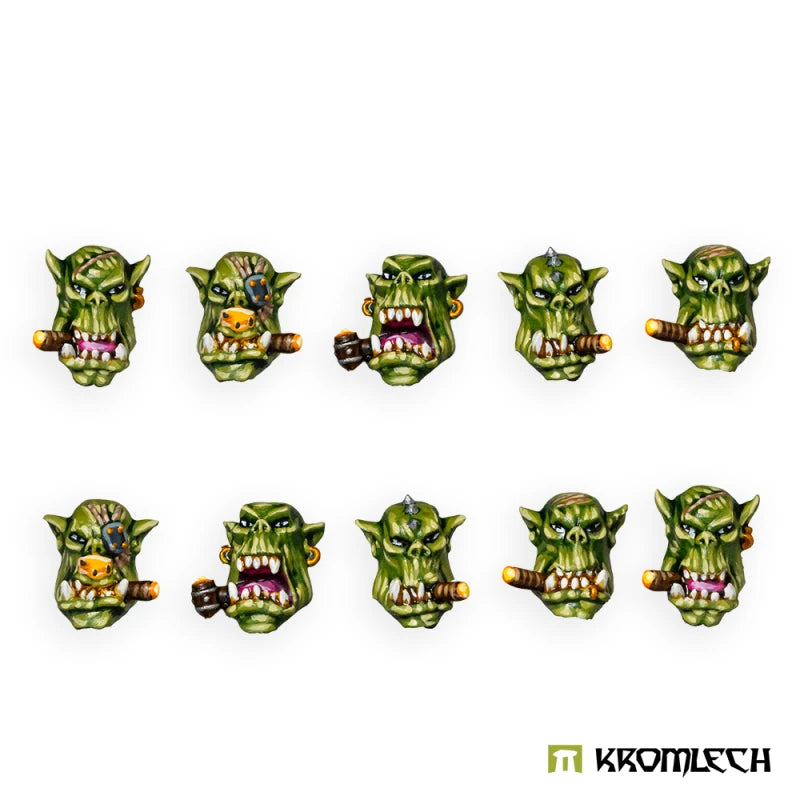 Kromlech Orc Heads with Cigars