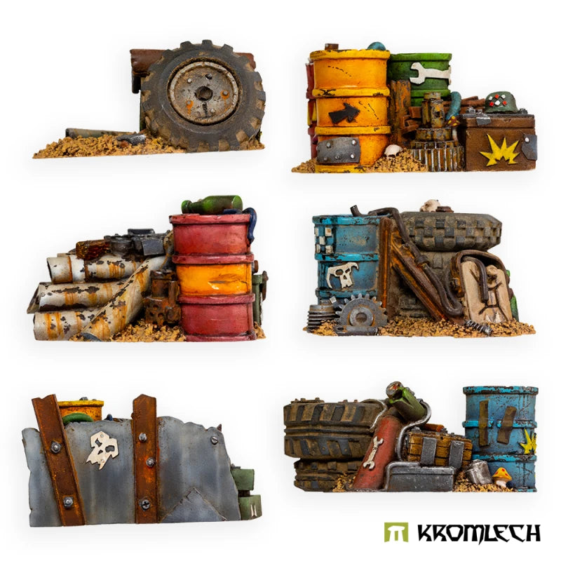 Kromlech Orc Junk City Fuel and Ammo Piles