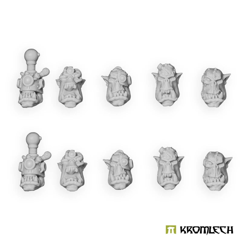 Kromlech Orc Mekanic Heads