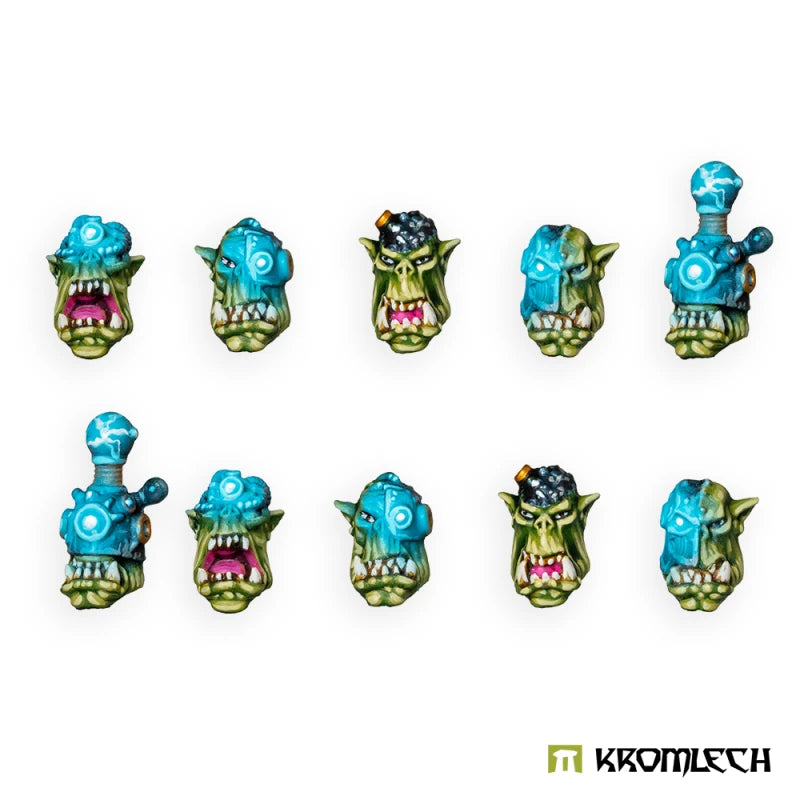 Kromlech Orc Mekanic Heads