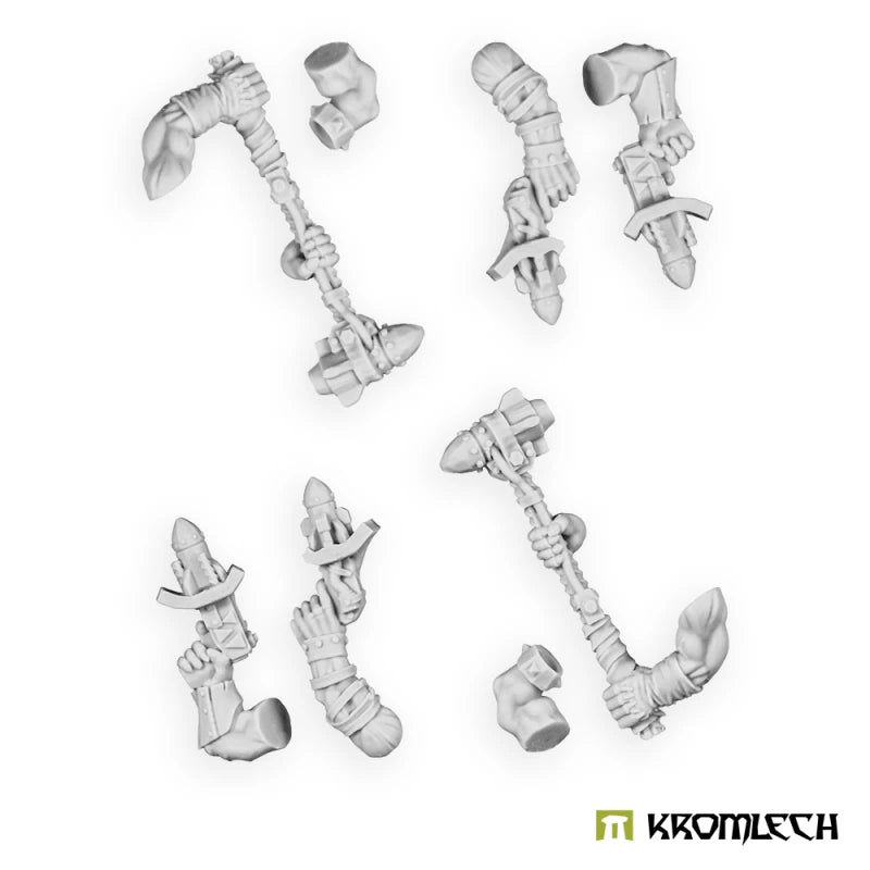 Kromlech Orc Tank Hunters Rokket Pistols and Hammers