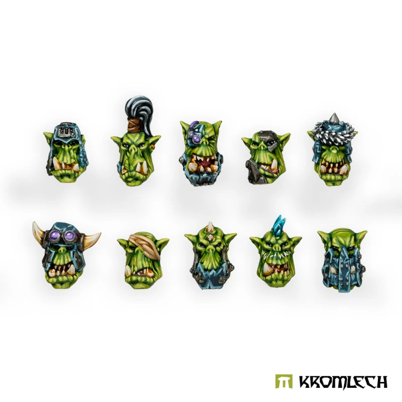 Kromlech Orc Wild Tribez Heads
