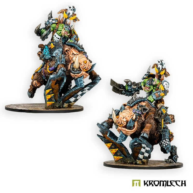 Kromlech Orc Wild Tribez Warchief on Cyboar