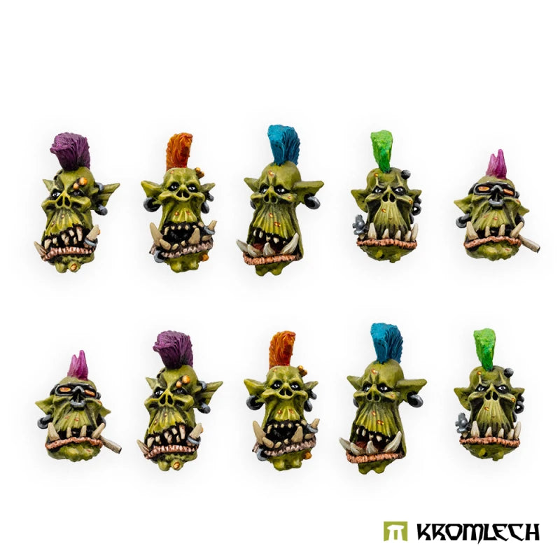 Kromlech Punk Orcs Heads
