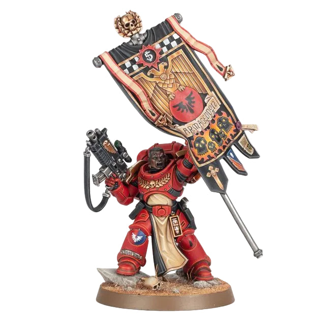 Warhammer 40k Armageddon Space Marine Banner Ancient Miniature