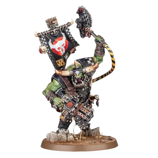 Warhammer 40k Armageddon Ork Warboss miniature