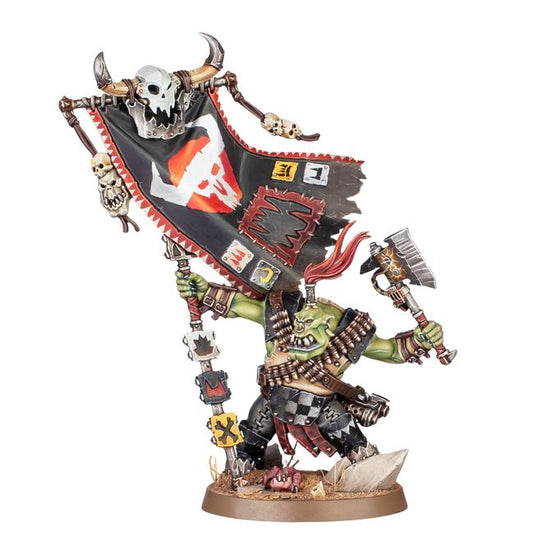 Warhammer 40k Armageddon Ork Banner Nob miniature