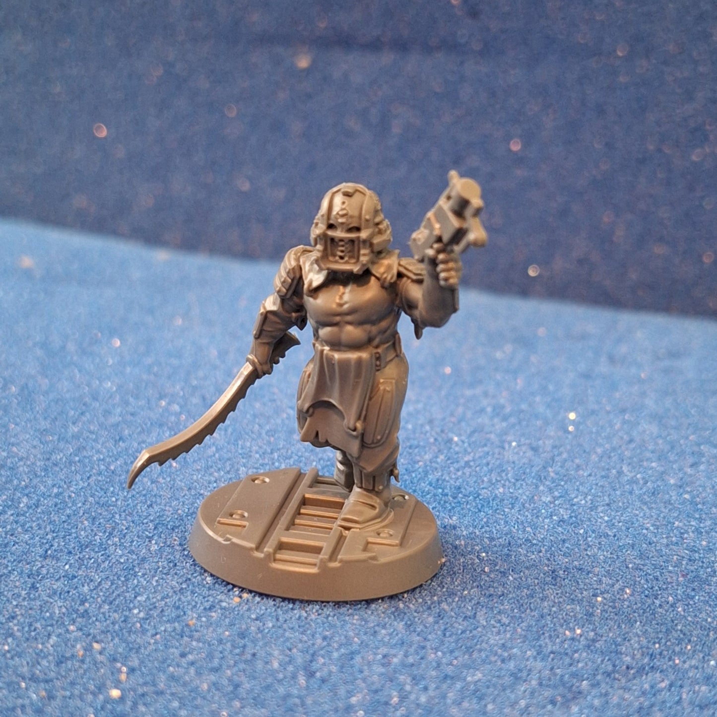 Necromunda Corpse Grinder Ganger with Boning Sword and Stub Gun