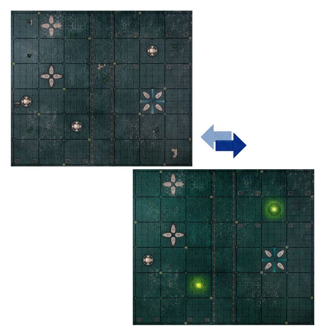 Kill Team Tomb World folding game board