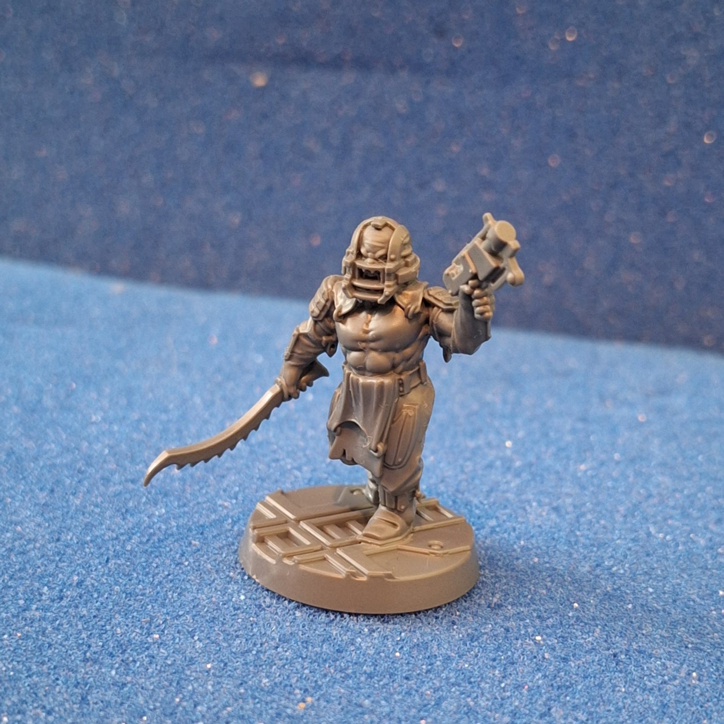 Necromunda Corpse Grinder Ganger with Boning Sword and Stub Gun
