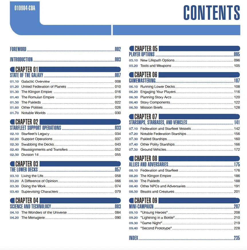 Star Trek Adventures Star Trek: Lower Decks Campaign Guide