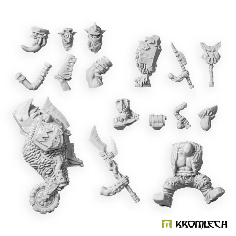 Kromlech Orc Wild Tribez Cyboar Rider Boss